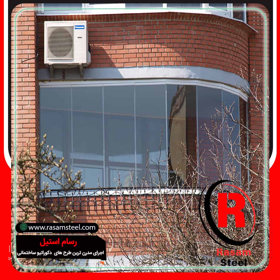 قیمت ساخت بالکن شیشه ای رسام