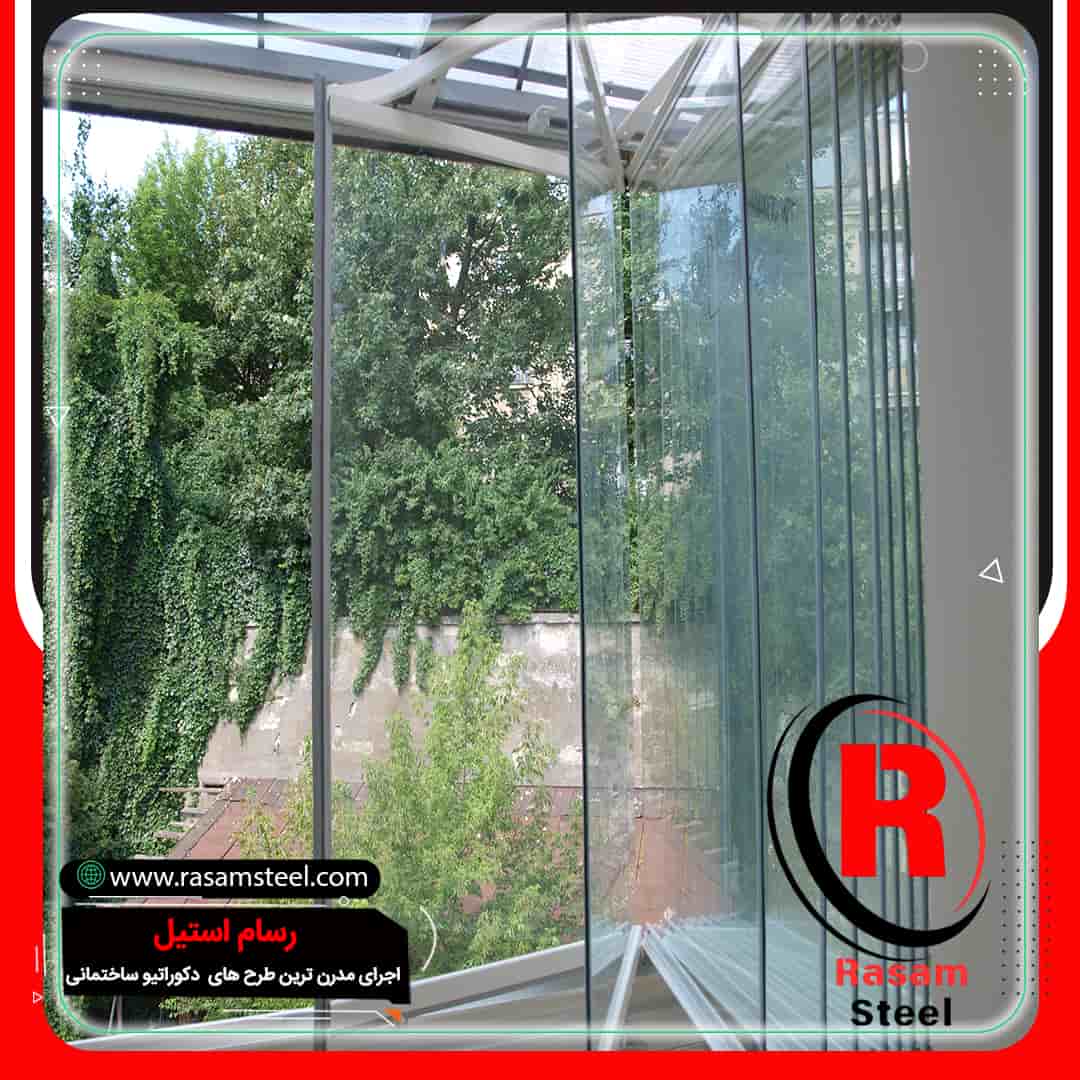 قیمت اجرای تراس شیشه ای شمال