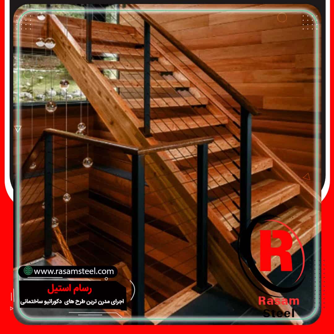 نرده کابلی آهنی