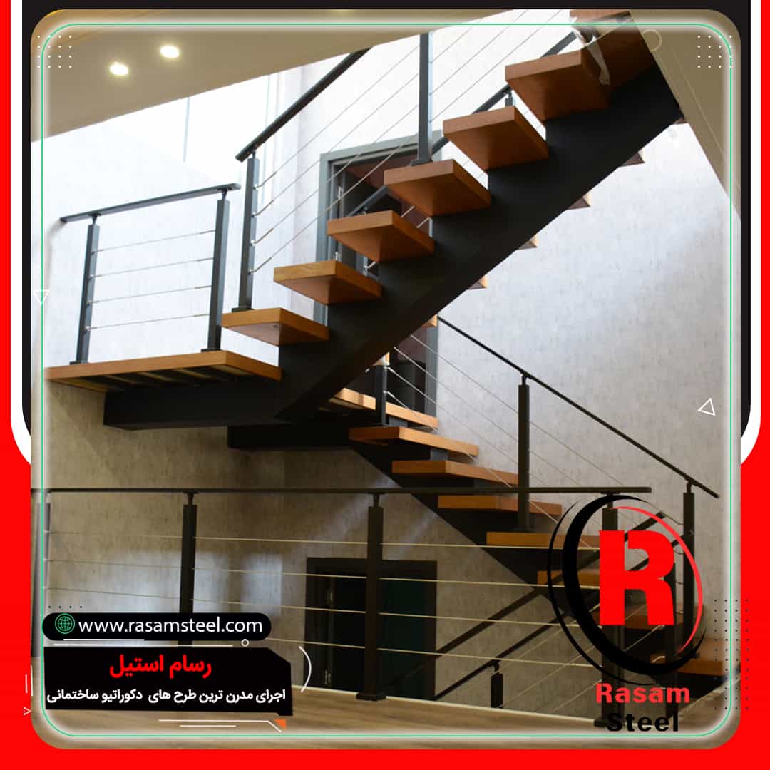 اجرای نرده با نرده کابلی