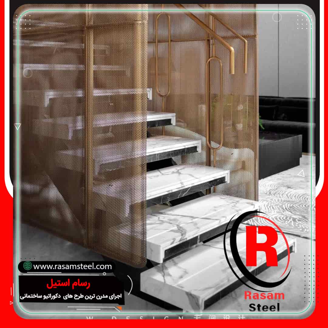 قیمت ساخت راه پله معلق سنگی
