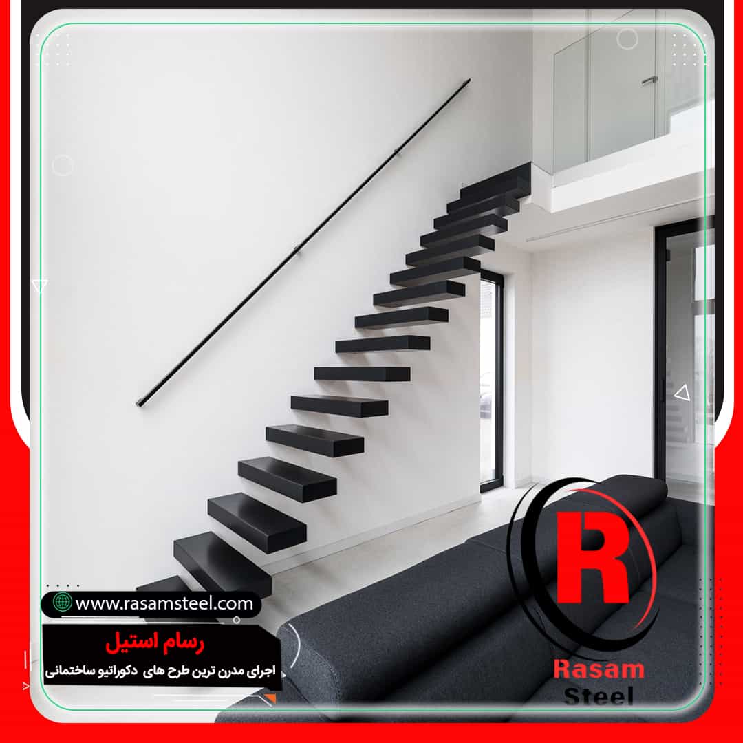 راه پله دوبلکس شیک مدرن