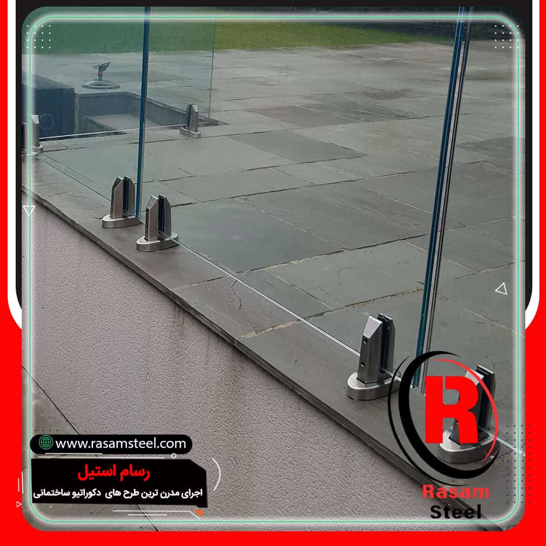 قیمت ساخت و اجرای نرده شیشه ای اسپیگات