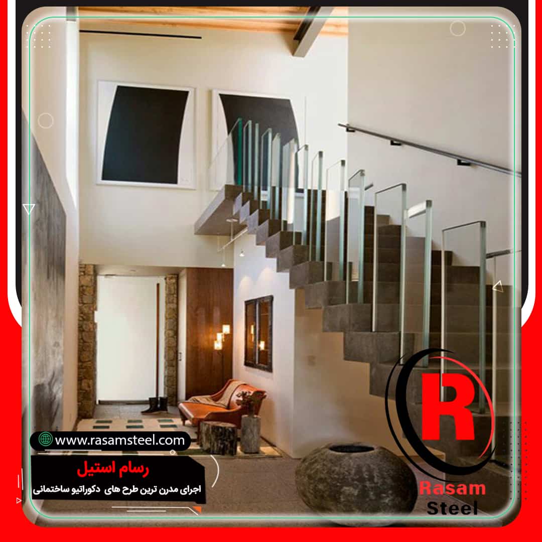 نرده شیشه ای مدرن قیمت