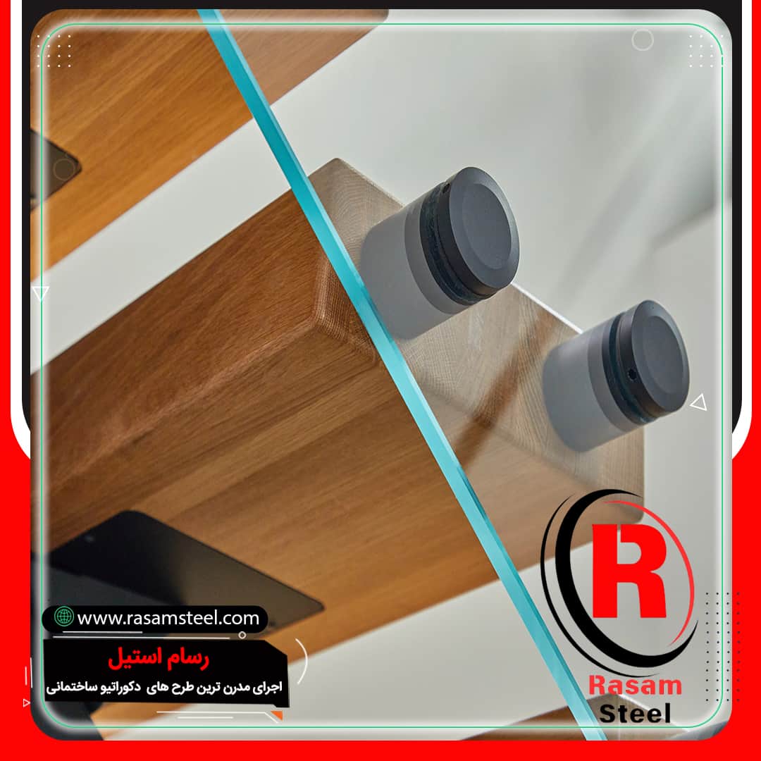 ساخت نرده شیشه ای فیکس پوینت کیش