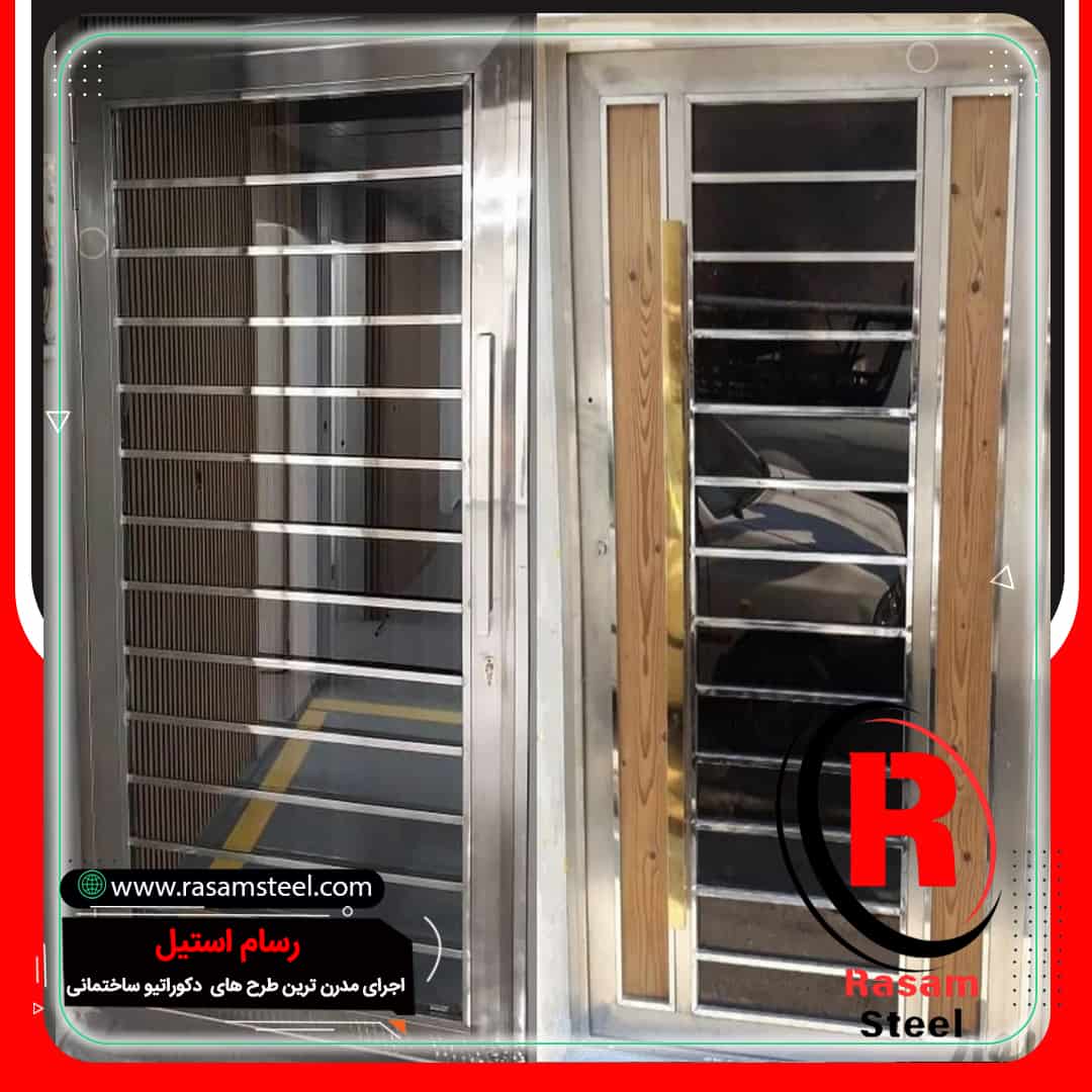 قیمت خرید درب استیل مغازه