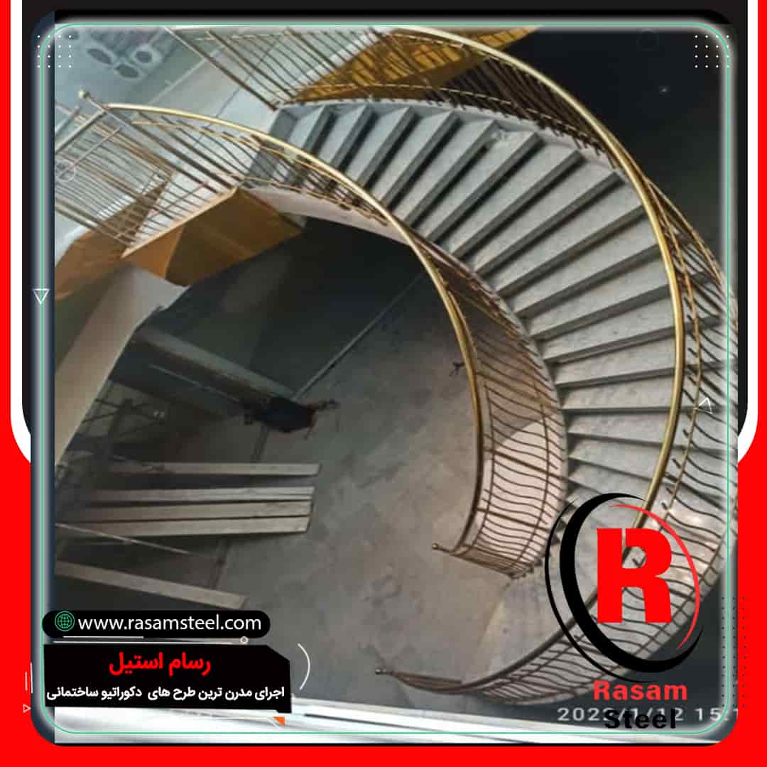 قیمت نرده استیل پیچ