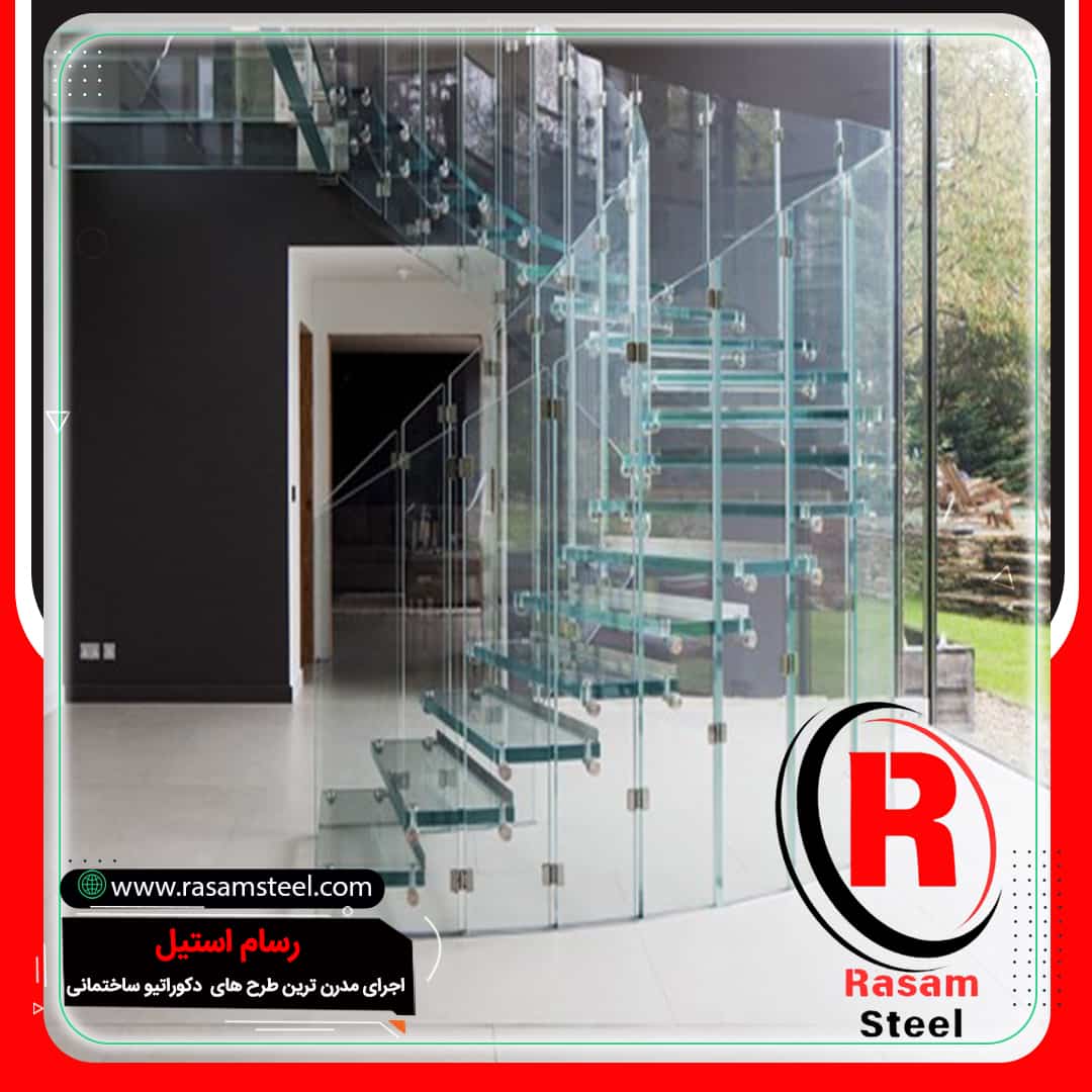 قیمت انواع نرده شیشه ای – جدیدترین طرح های نرده شیشه ای