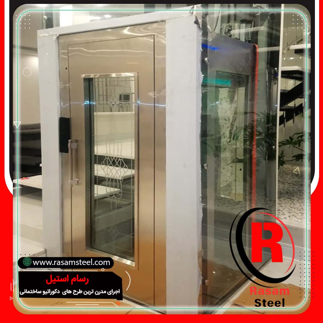 قیمت ساخت روکش استیل آسانسور