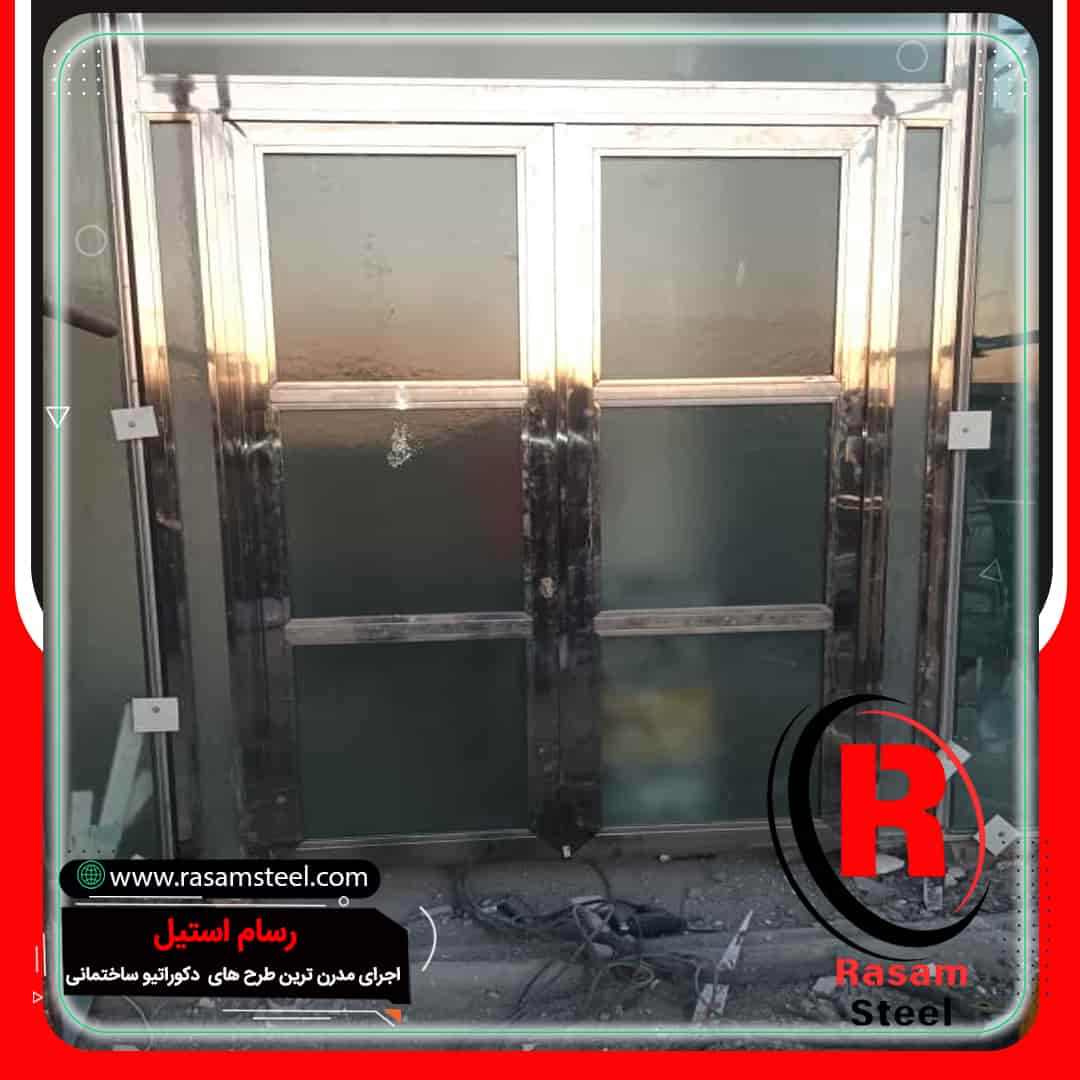 قیمت بروز درب استیل ورودی مغازه