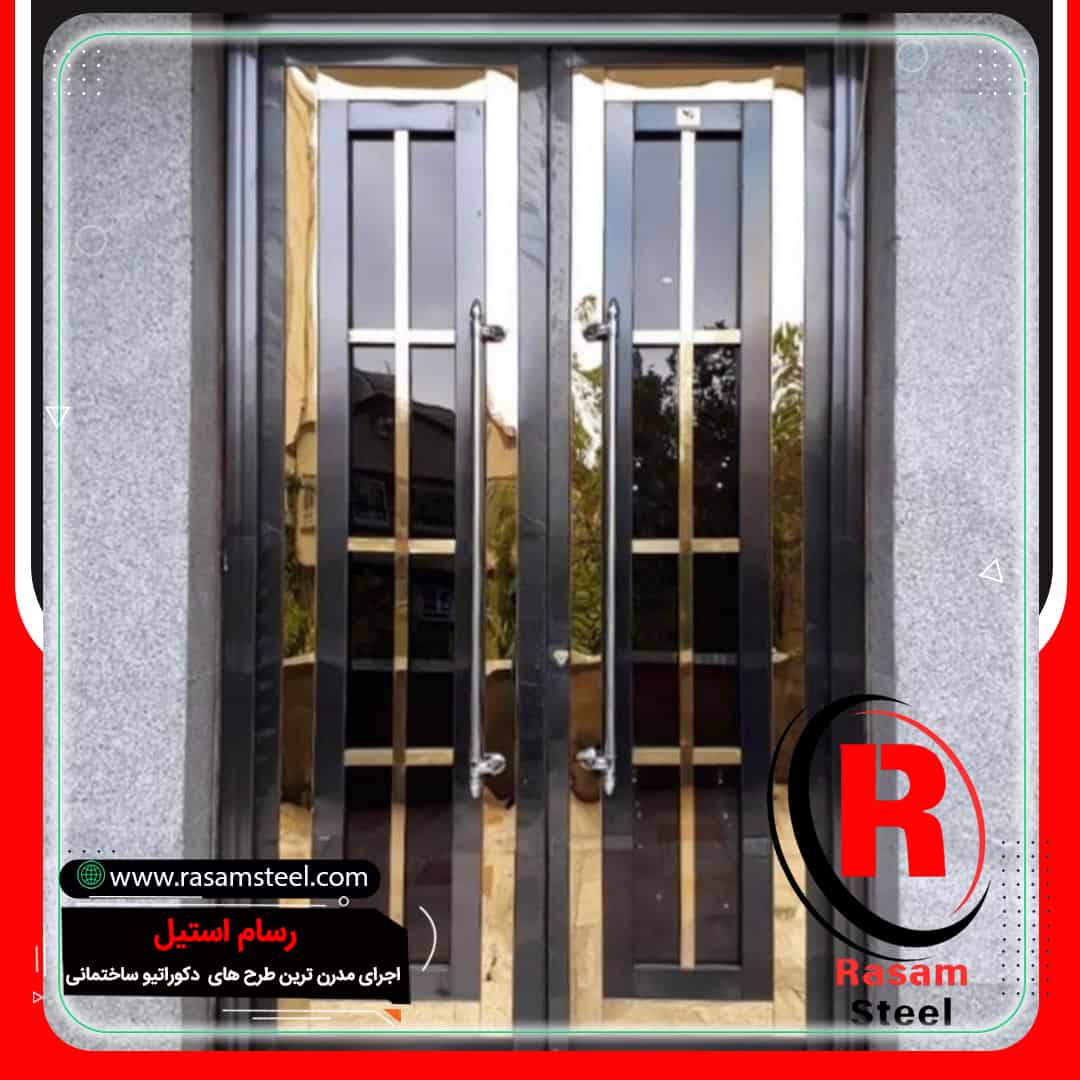 درب استیل ورودی مغازه قیمت