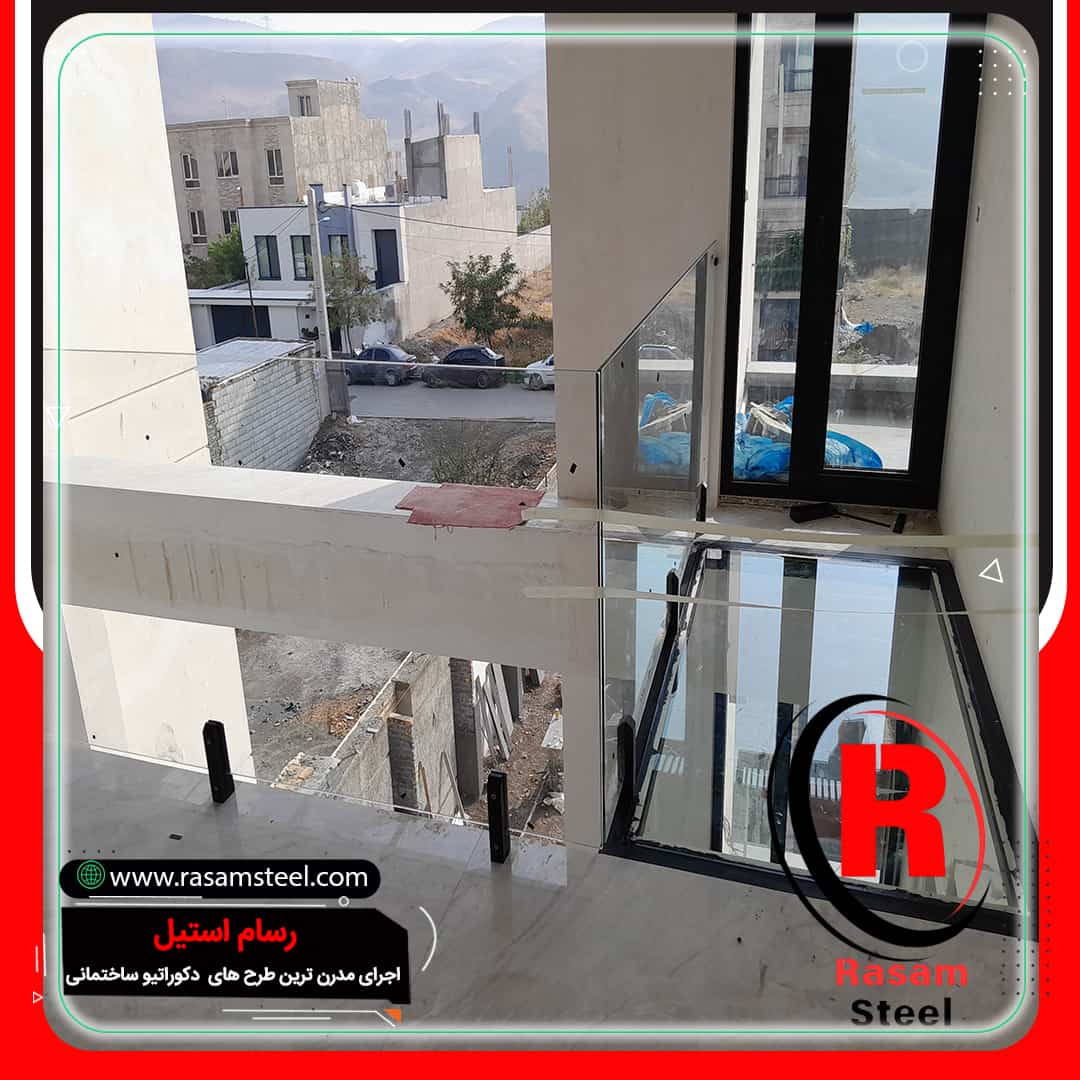 نمای دیگر پارتیشن شیشه‌ای