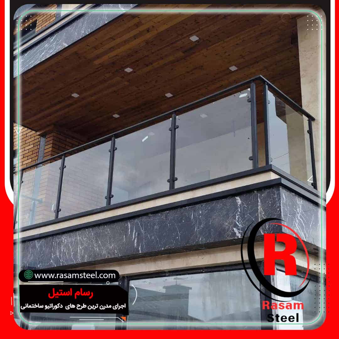 جزئیات نصب نرده شیشه‌ای رامسر
