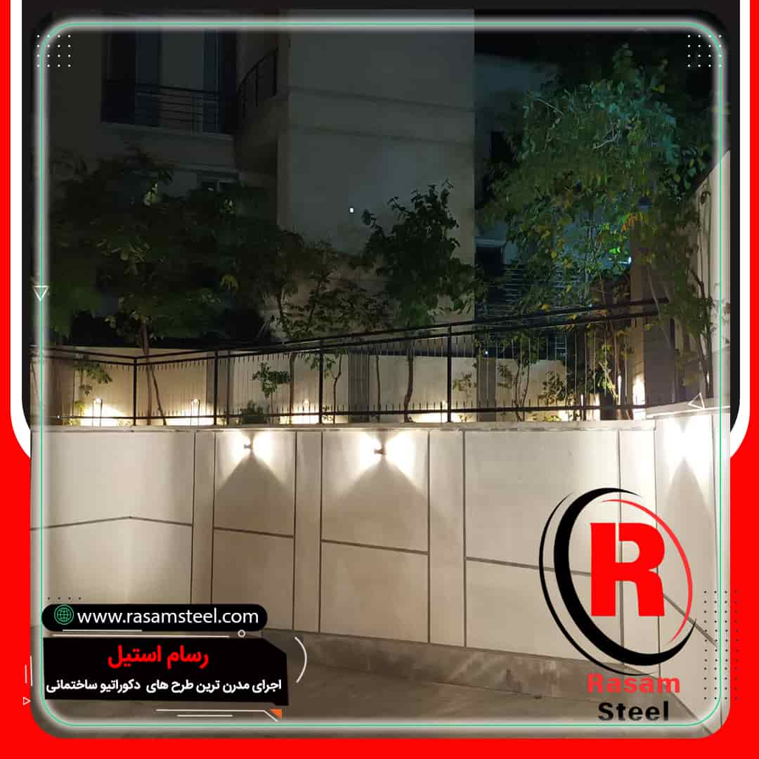 جزئیات نرده کابلی سیم‌بکسلی