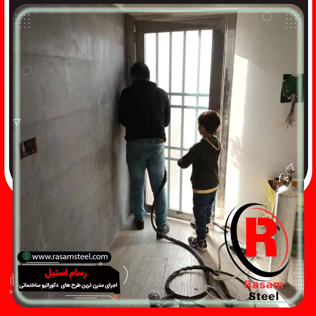 اجرای درب استیل/حفاظ استیل/پله استیل/پله مارپیچ استیل/نرده استیل ویلا